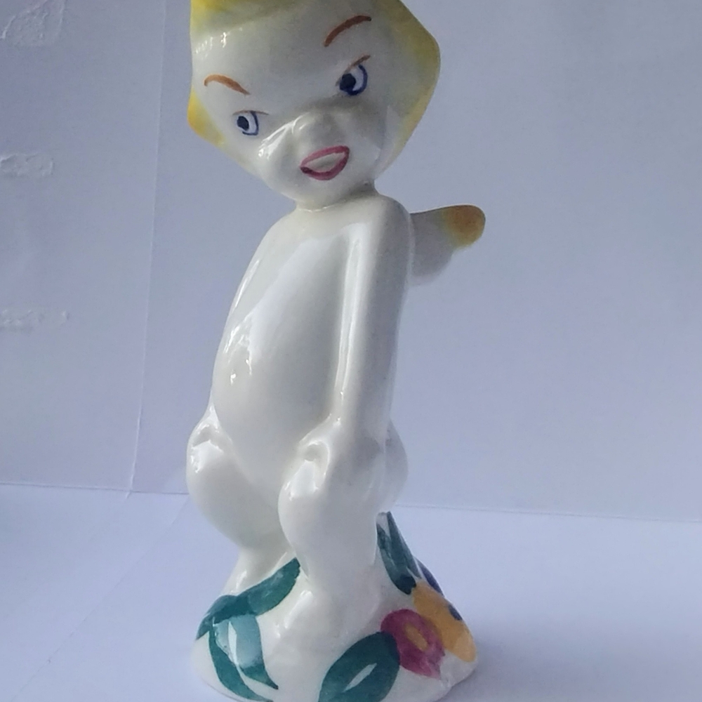 MINT 1940 Walt Disney Vernon Kilns FANTASIA Sprite #12 - NO CRAZING - Polychrome